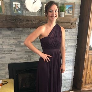 David’s Bridal purple convertible dress